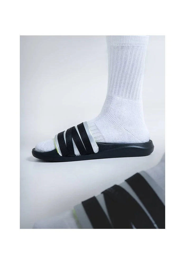 Bacca Bucci Jet Black Galaxy Slides – Ultra-Comfort EVA Slip-Ons for Men | Best Price UAE